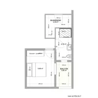 T4 / CHAMBRE / BALCON 1,5m largeur