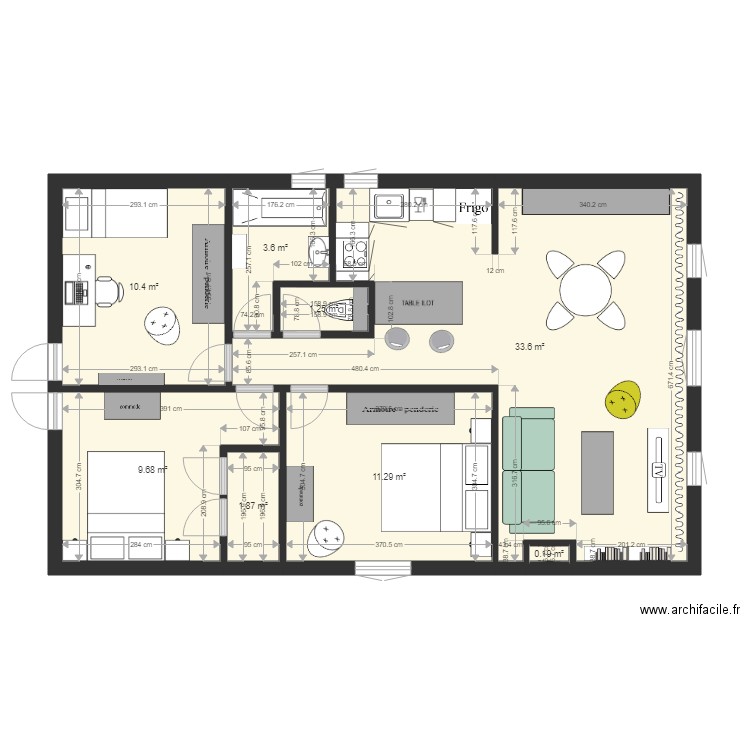 SJDL NAT. Plan de 0 pièce et 0 m2