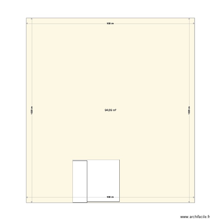 95 ss sol. Plan de 0 pièce et 0 m2
