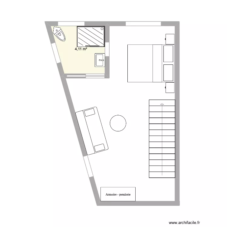 Maison Mazaugues basse - Haut. Plan de Maison Mazaugues basse - Haut. Plan de