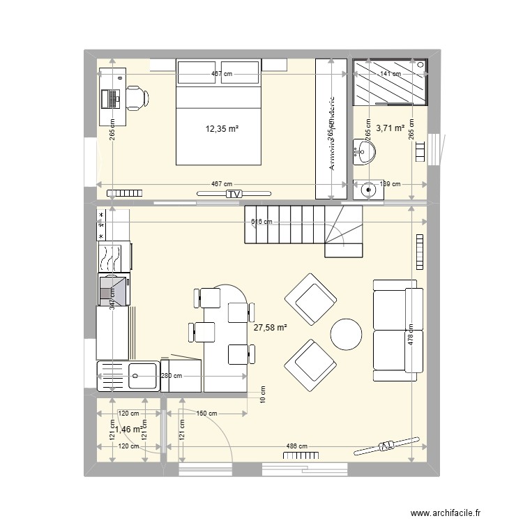 Arthez Lassalle. Plan de 0 pièce et 0 m2