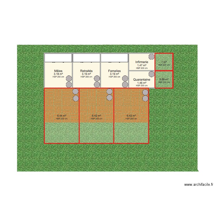 CHATERRIE. Plan de 0 pièce et 0 m2