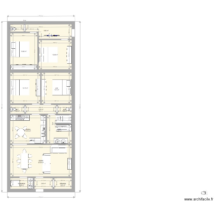 Vedrin annexe. Plan de 0 pièce et 0 m2