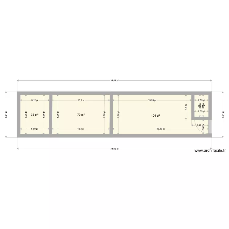 TinyHouseOnPender. Plan de 