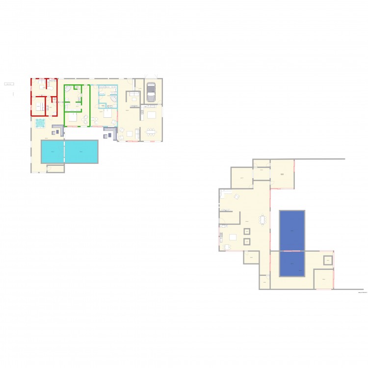 plan  avec appartement. Plan de 0 pièce et 0 m2