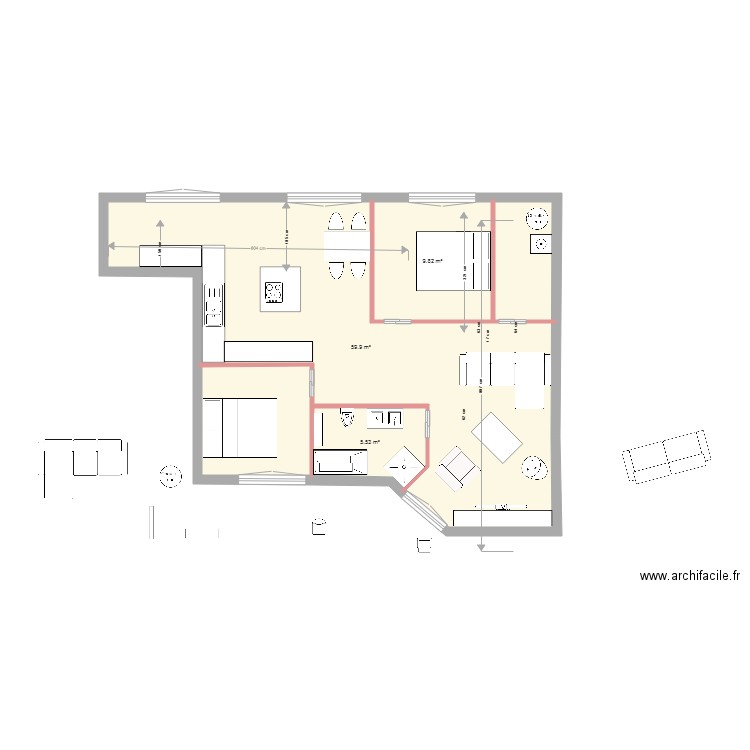 projet paris abouti 2. Plan de 0 pièce et 0 m2