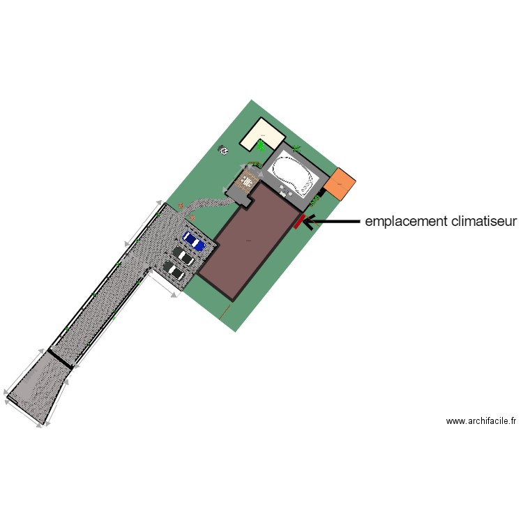 maison clim. Plan de 0 pièce et 0 m2