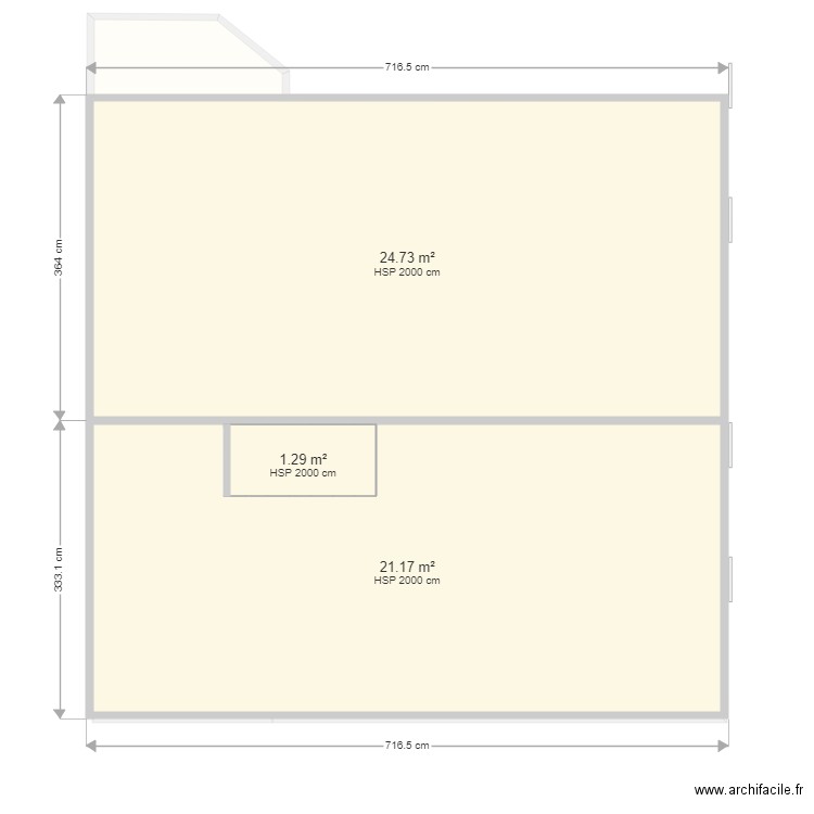 projet grange 4. Plan de 0 pièce et 0 m2