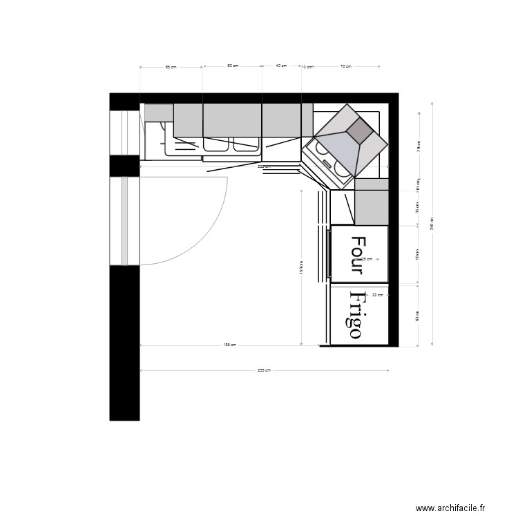 cuisine 3 Mélèzes 13 2 19. Plan de 0 pièce et 0 m2