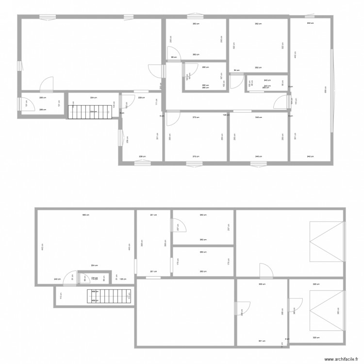 maison. Plan de 0 pièce et 0 m2