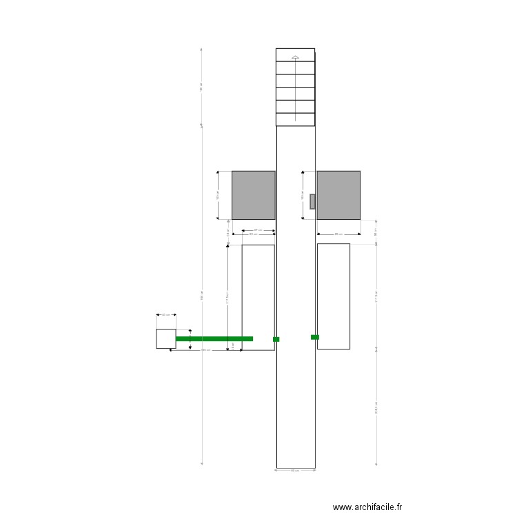 Fosse 8m60 avec levage auxiliaire GST 2300. Plan de 0 pièce et 0 m2