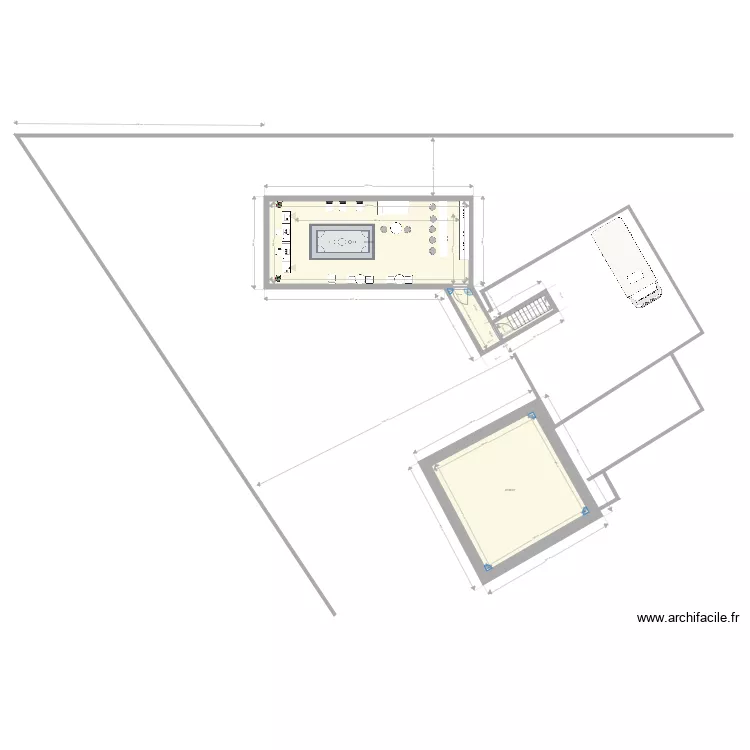 disco entr&eacute;e sud. Plan de 