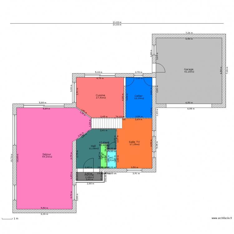 LEROY 3 RDC. Plan de 0 pièce et 0 m2