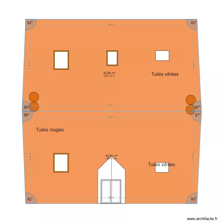 DP Plan de Toiture avant Longueau. Plan de 