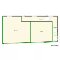 &eacute;tage division 2 locaux 60 et 95gauche