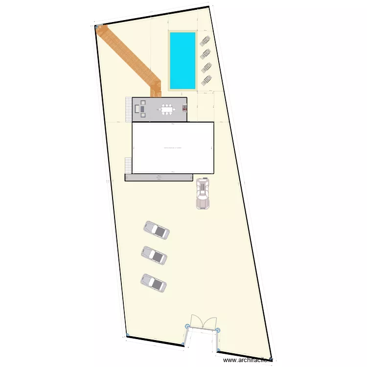 MAISON THIERRY FABIENNE PLAN N 8. Plan de MAISON THIERRY FABIENNE PLAN N 8. Plan de