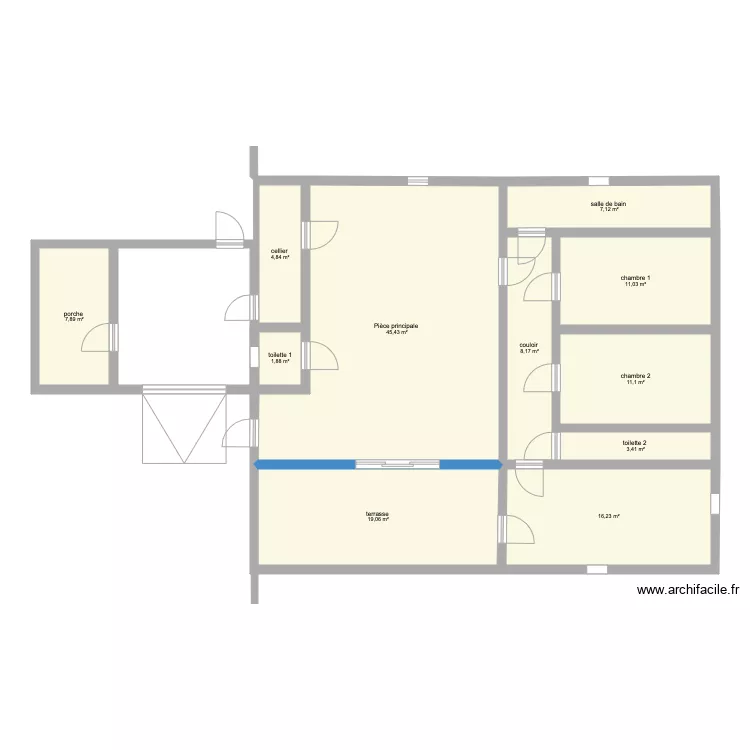 plan maison . Plan de 