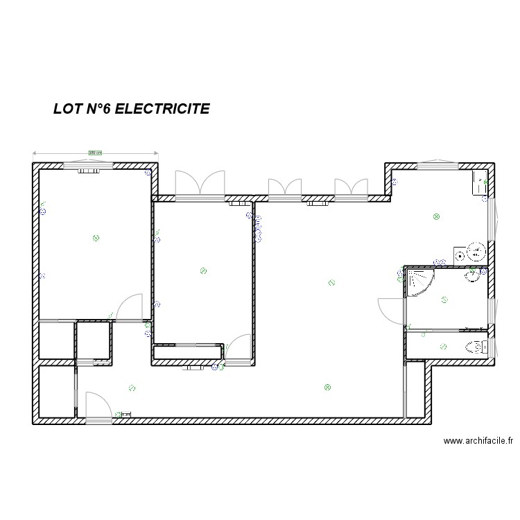 LGT THERY LOT N°4 ELECTRICITE. Plan de 0 pièce et 0 m2