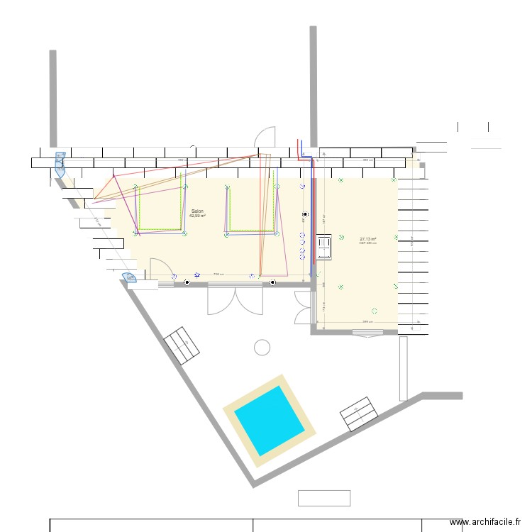 extension 6 sept 21 cotations 6 carrelage 120 40. Plan de 0 pièce et 0 m2