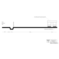Abris bois déclaration préalable Angoulin-COUPE TERRAIN A1