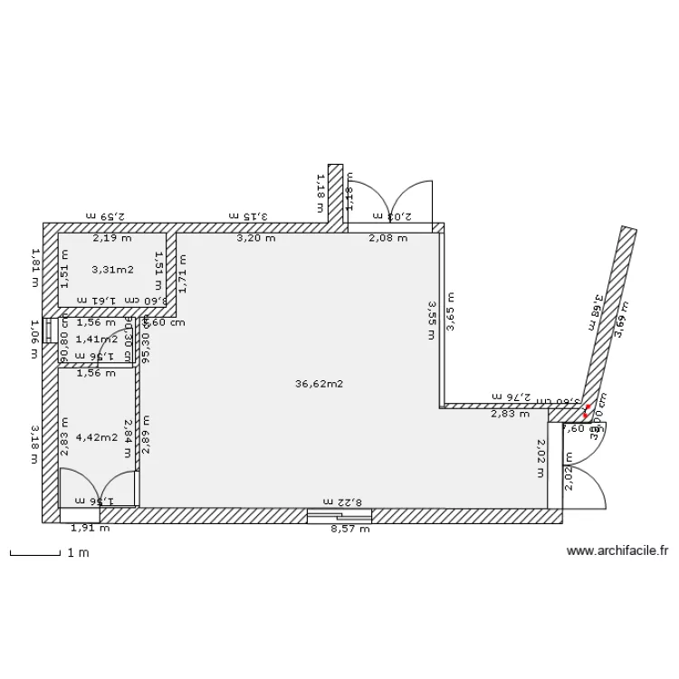 chambrechaude3. Plan de 