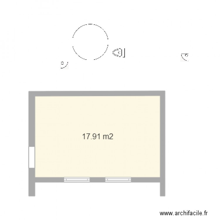 Sanitaires  Espace Camping car fond de plan. Plan de 0 pièce et 0 m2