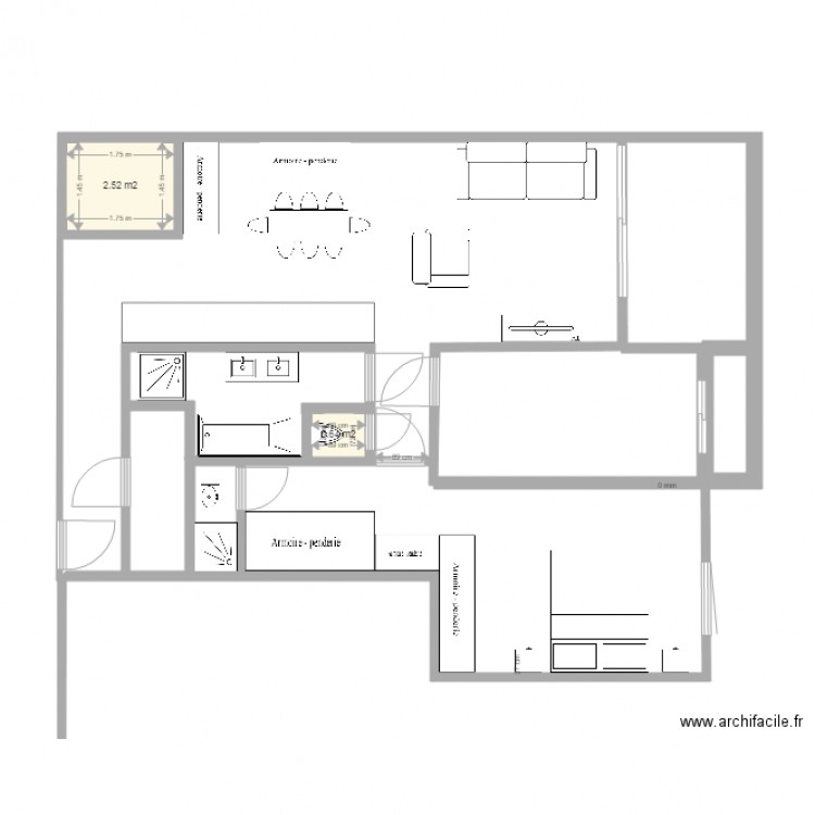 Charpentier plan final PAS MAL AUSSI 2. Plan de 0 pièce et 0 m2