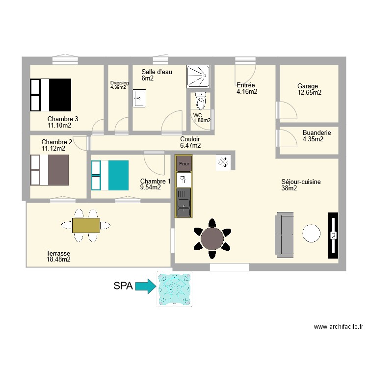 G2576. Plan de 0 pièce et 0 m2