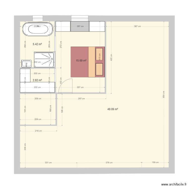 test Etage 4. Plan de 0 pièce et 0 m2
