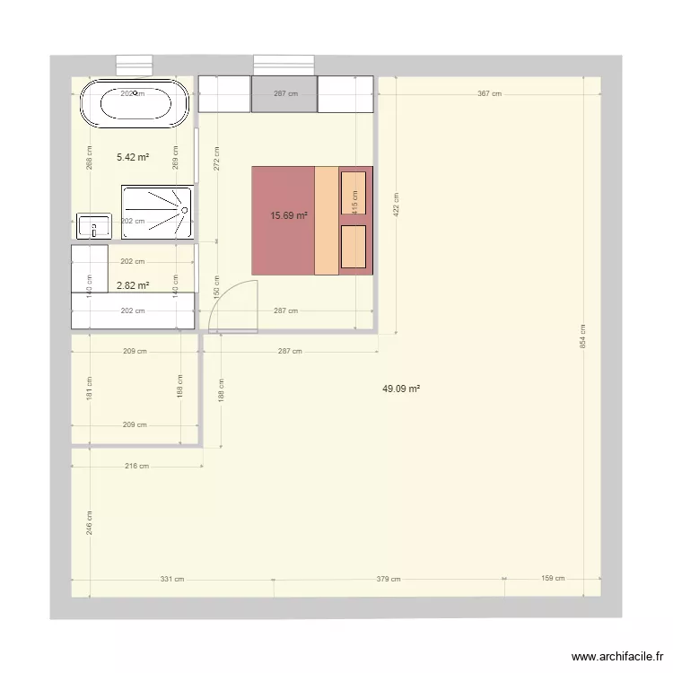 test Etage 4. Plan de 