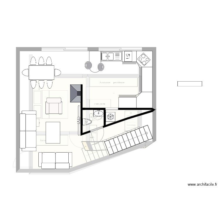 plan villebon rdc 29 mars 21. Plan de 0 pièce et 0 m2
