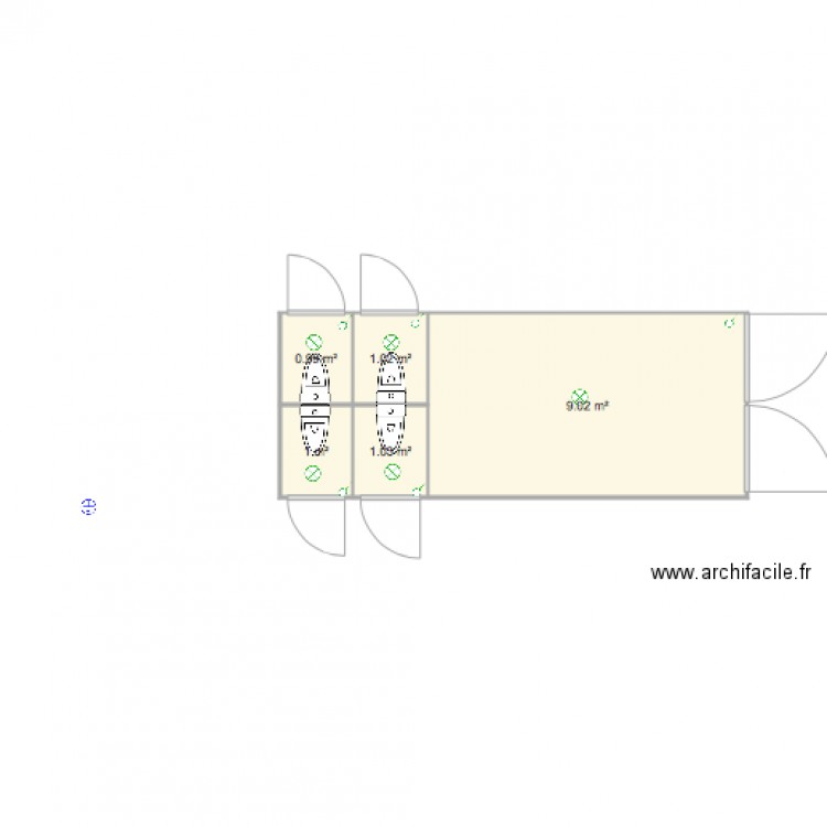 SANITAIRE GUEZ CARAIBES. Plan de 0 pièce et 0 m2