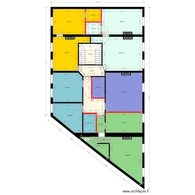 R1 Foch modifié 090721. Plan de 0 pièce et 0 m2