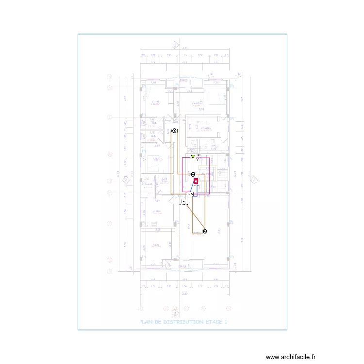 SSI &eacute;tage 1. Plan de 0 pièce et 0 m2