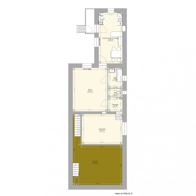 MA Cuisine modif1. Plan de 0 pièce et 0 m2