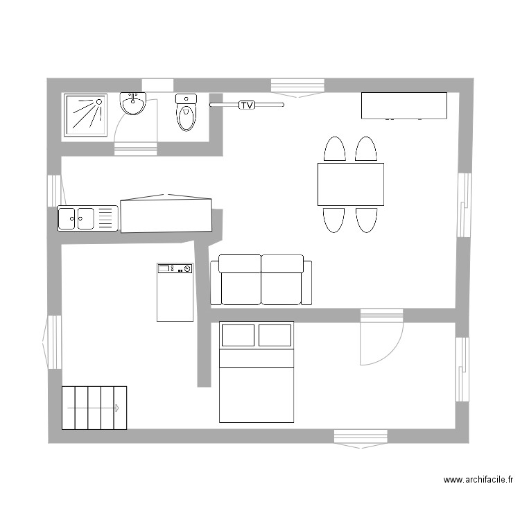 plan de maison maman. Plan de 0 pièce et 0 m2