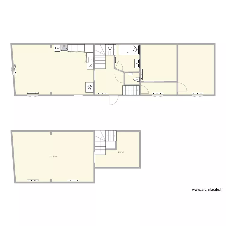 BRETON Chauffage. Plan de 