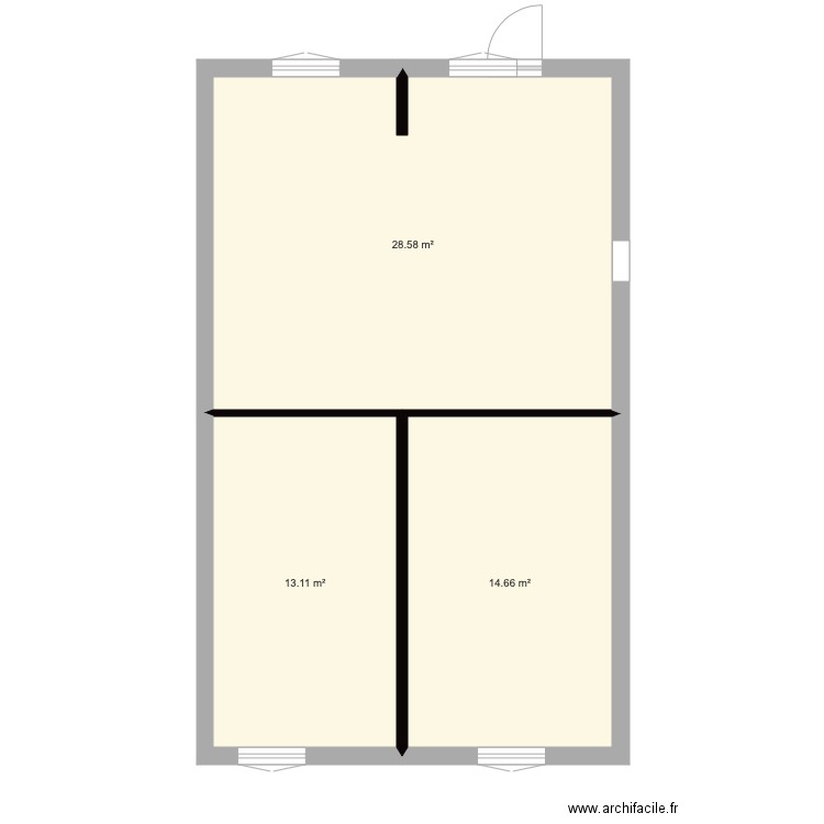 Création appartement Milanese. Plan de 0 pièce et 0 m2