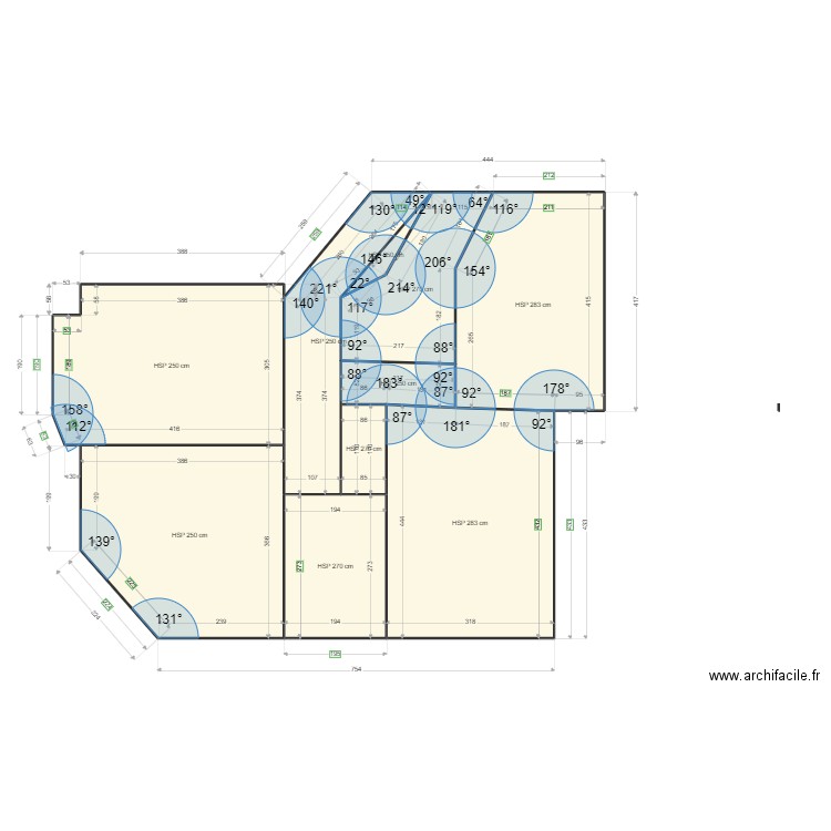 VALENTIN 4. Plan de 10 pièces et 71 m2