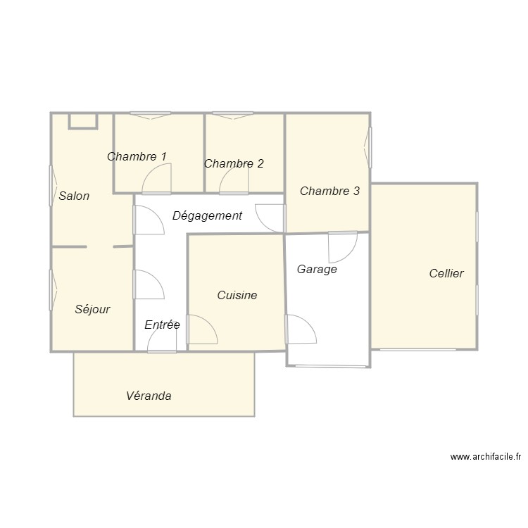 Croquis BERGEON. Plan de 0 pièce et 0 m2