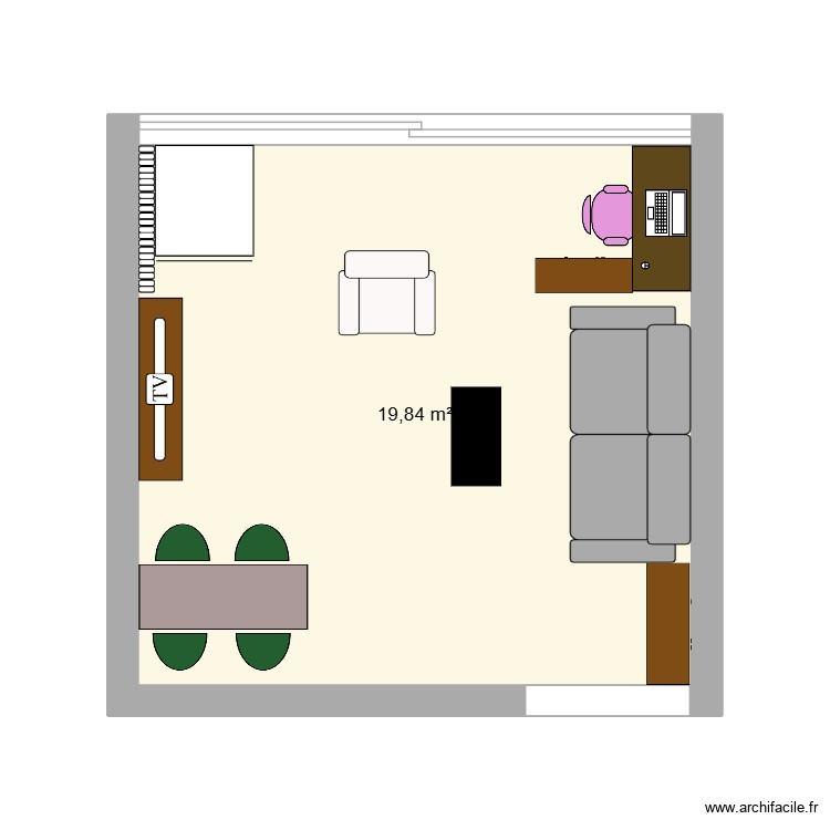 salon carine av de l\'europe. Plan de 0 pièce et 0 m2 salon carine av de l\'europe. Plan de 0 pièce et 0 m2