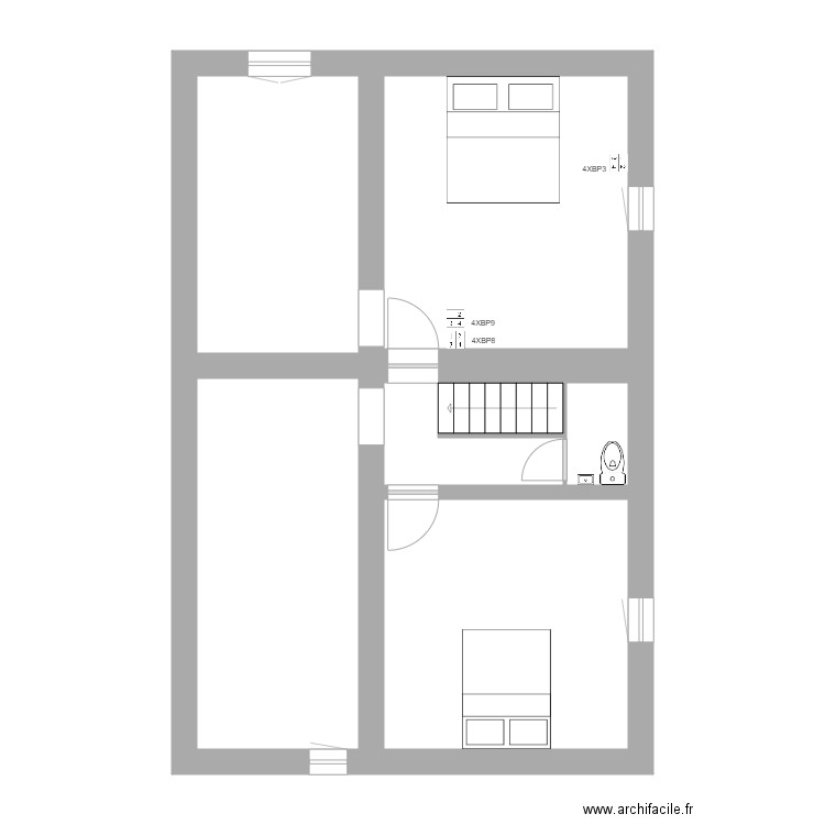 Ereffe étage Electricité. Plan de 0 pièce et 0 m2