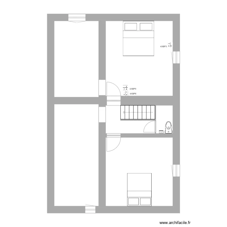 Ereffe étage Electricité. Plan de Ereffe étage Electricité. Plan de