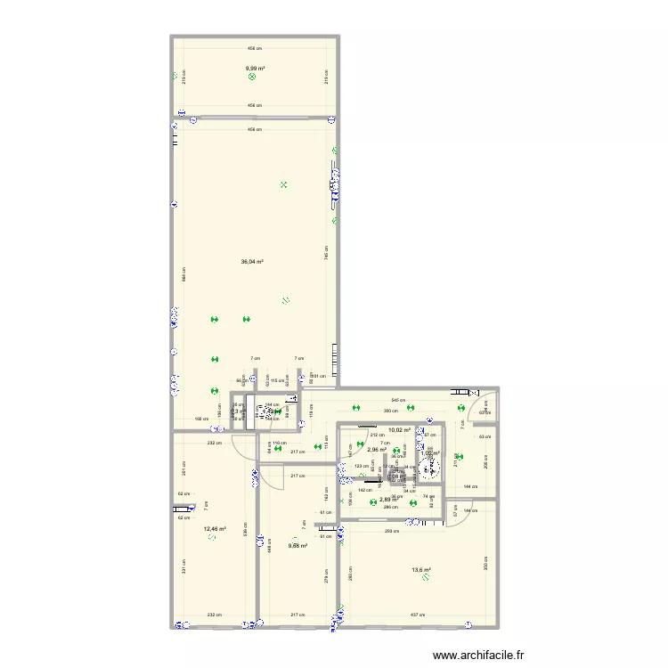 Santa Barbara Cotes V2 sans meubles. Plan de 