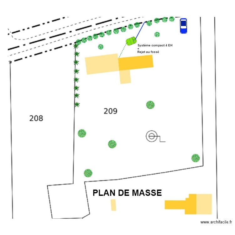 Séveran. Plan de 0 pièce et 0 m2
