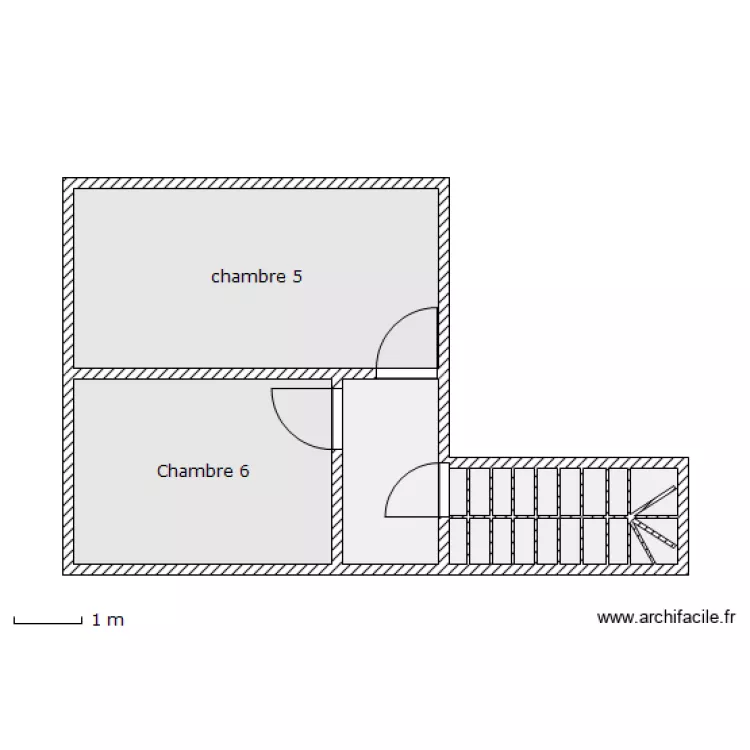 sous toit etage. Plan de sous toit etage. Plan de