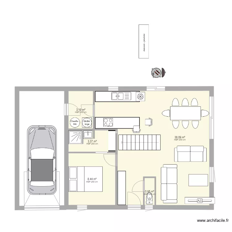maison 1. Plan de 