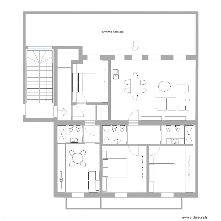 de apulia. Plan de 0 pièce et 0 m2