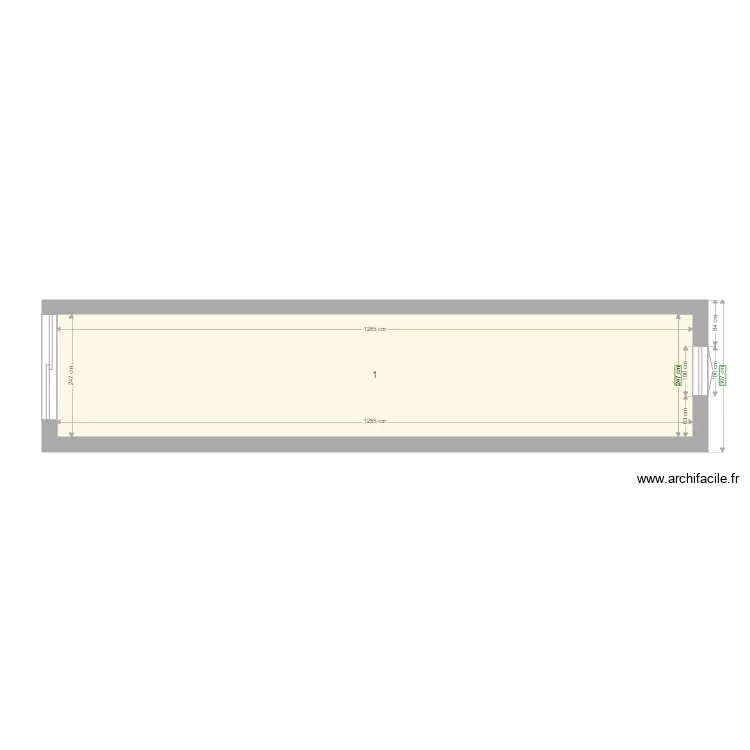 ECURIES DE CONDIS LAFITTE. Plan de 