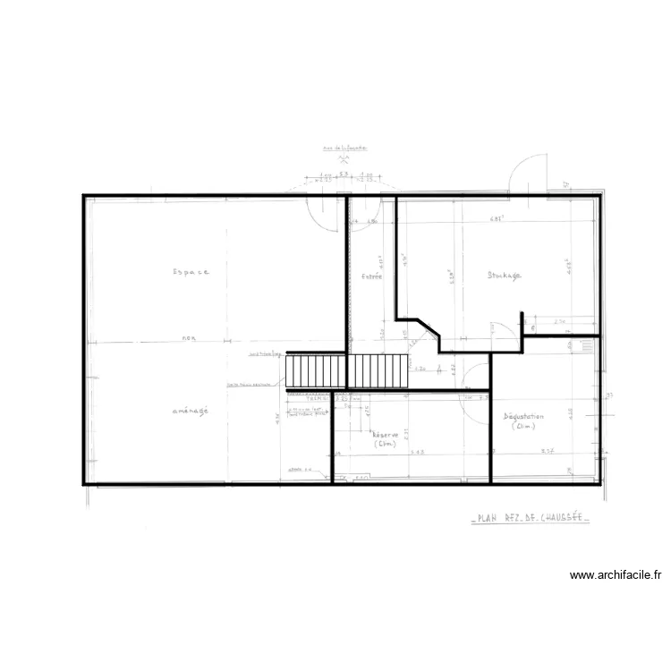 42696 lot 2 rdc 255 m2. Plan de 